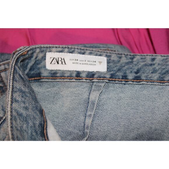 Zara Women's Skinny Jeans - Light Blue - Picture 9 of 9